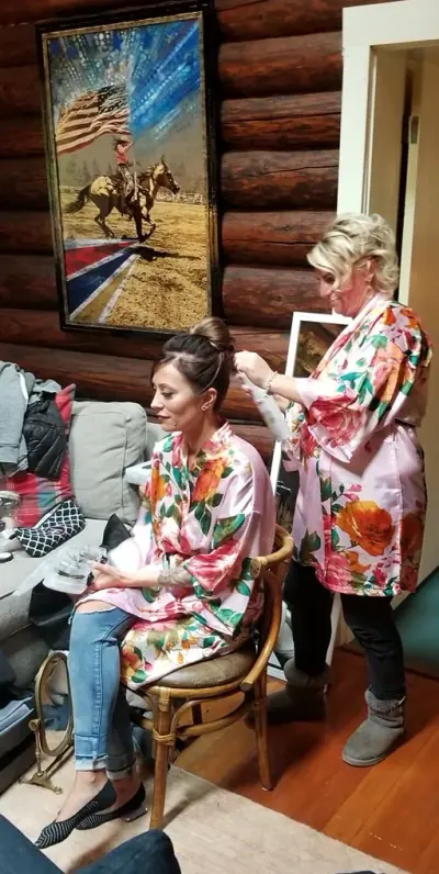 Hair color and styling by Hillary Faye Design, guest look 6